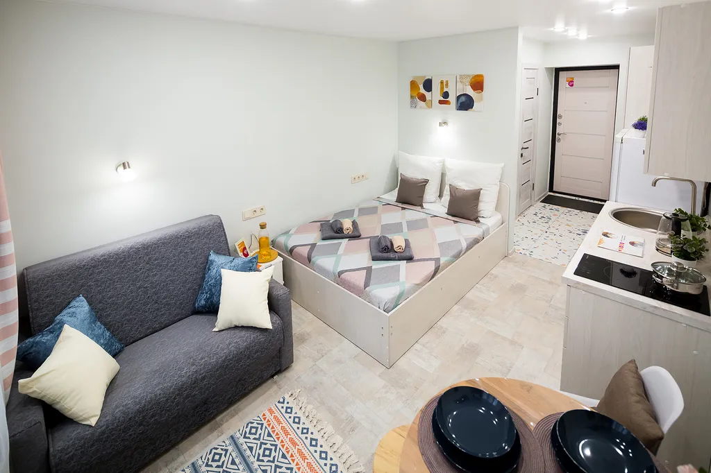 Студия однокомнатная в Октябрьском, 20 м², Иркутск — фото 6