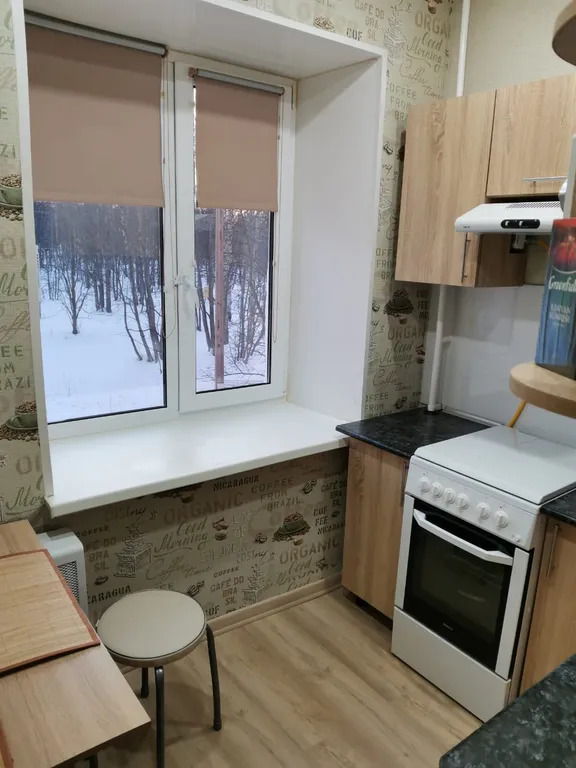Квартира однокомнатная на улице Ферсмане, 44 м², Апатиты — кухня, фото 7
