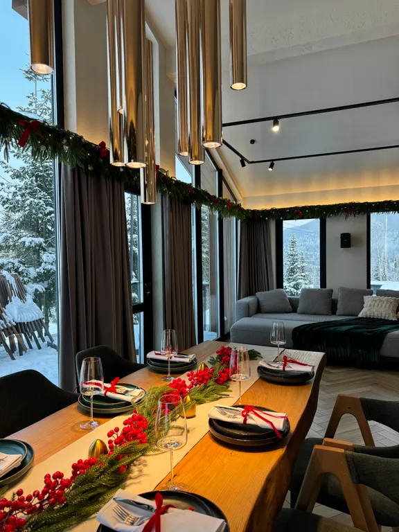 Дом 6-местный на улице Славянской, 66 м², Шерегеш — кухня, фото 2