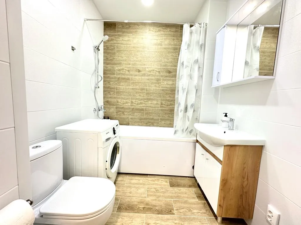 Квартира однокомнатная в Советском, 36 м², Нижний Новгород — ванная комната, фото 2