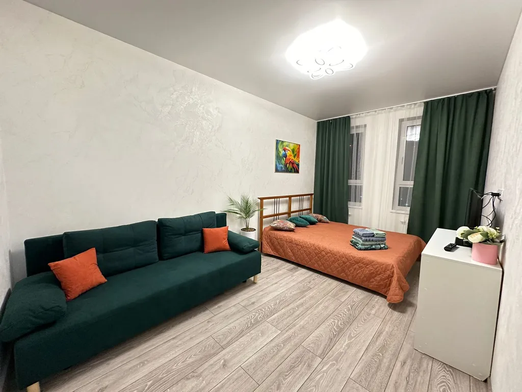 Квартира однокомнатная в Советском, 36 м², Нижний Новгород — спальня, фото 2