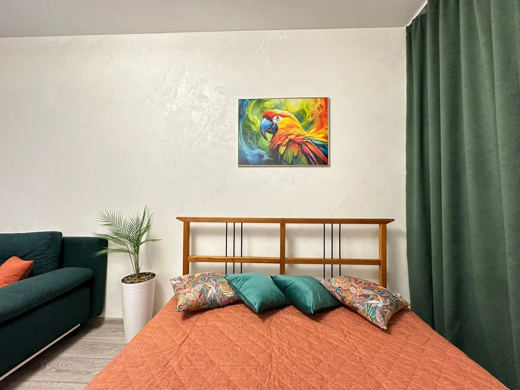 Квартира однокомнатная в Советском, 36 м², Нижний Новгород — спальня, фото 3