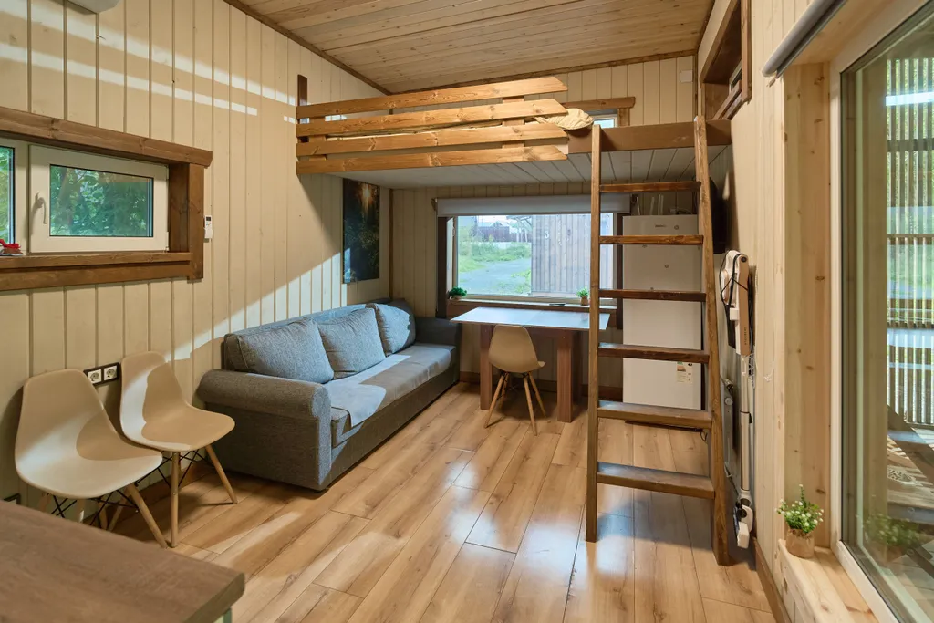 Апартаменты 6-местный в деревни Косалме, 46 м², Петрозаводск — спальня