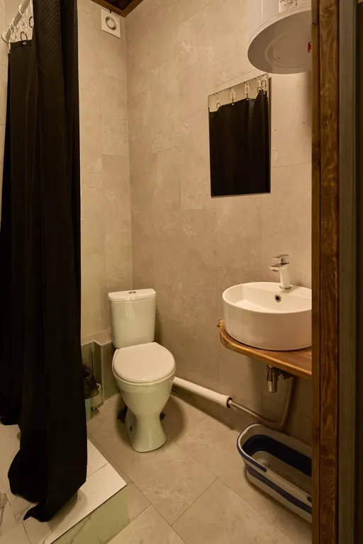 Апартаменты 6-местный в деревни Косалме, 46 м², Петрозаводск — ванная комната