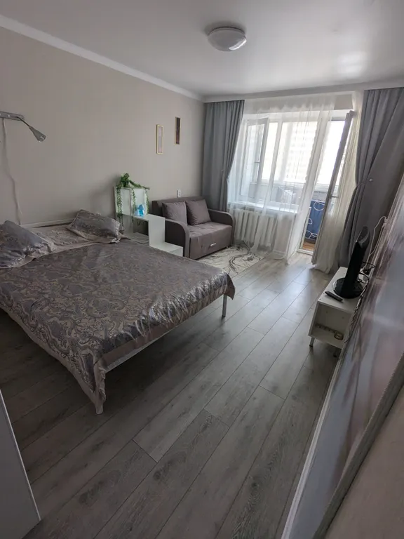Квартира однокомнатная на улице Баррикадной, 32 м², Ессентуки — спальня, фото 8