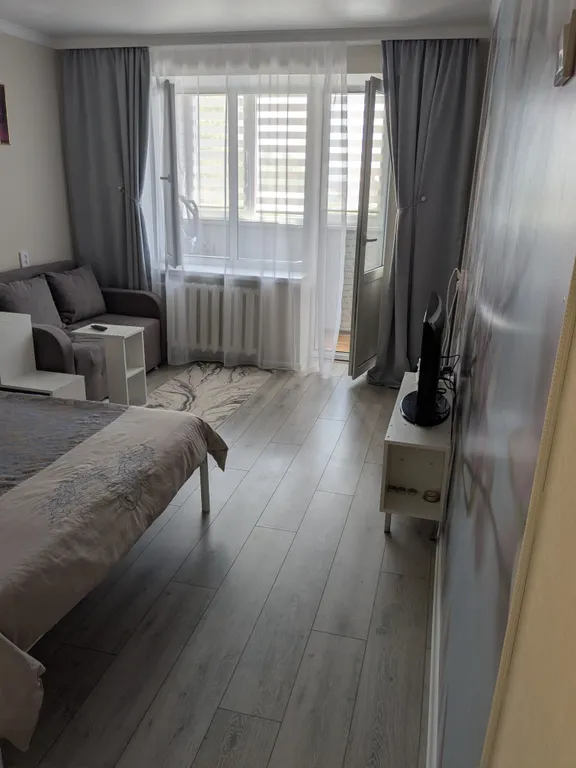 Квартира однокомнатная на улице Баррикадной, 32 м², Ессентуки — спальня, фото 11
