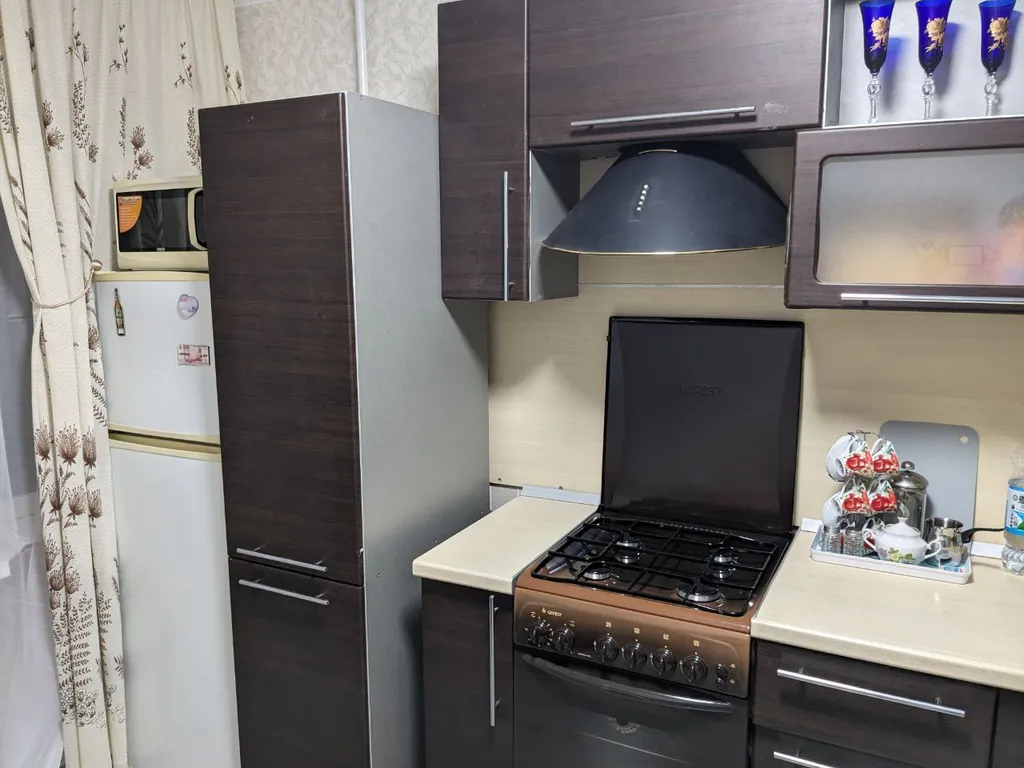 Квартира однокомнатная на улице Баррикадной, 32 м², Ессентуки — кухня