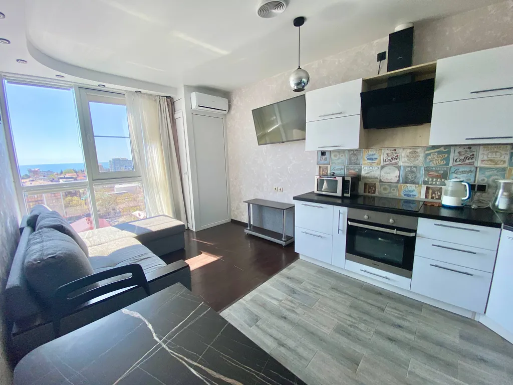 Студия однокомнатная на улице Крепостной, 38 м², Анапа — фото 4