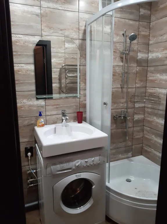 Квартира однокомнатная на проспекте Рижском, 31 м², Псков — ванная комната, фото 2