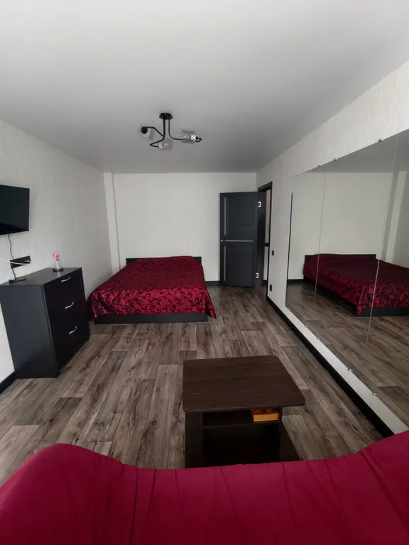 Квартира однокомнатная на проспекте Рижском, 31 м², Псков — спальня, фото 3