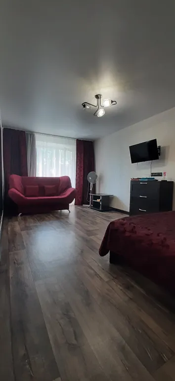Квартира однокомнатная на проспекте Рижском, 31 м², Псков — спальня, фото 4