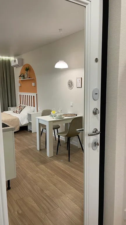 Студия однокомнатная на проспекте Солженицына, 25 м², Ростов-на-Дону — спальня, фото 4