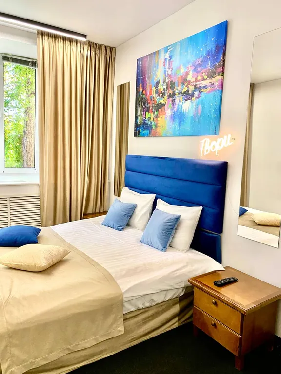 Апартаменты однокомнатные на улице Советской, 24 м², Ярославль — спальня, фото 6