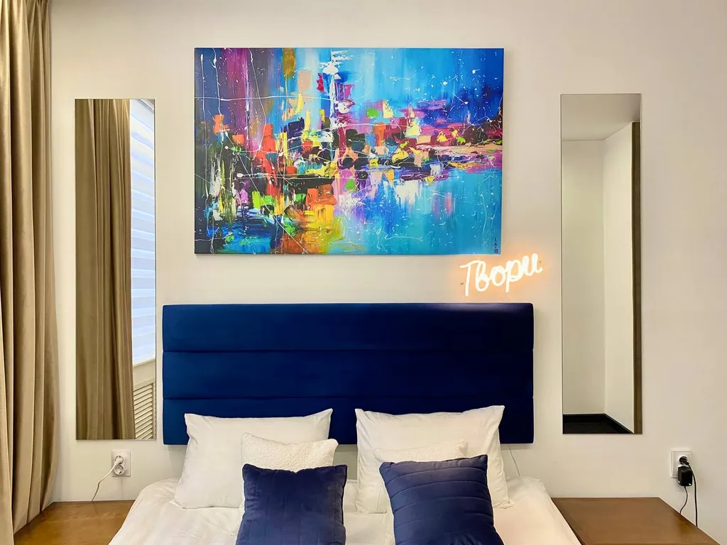 Апартаменты однокомнатные на улице Советской, 24 м², Ярославль — спальня, фото 2