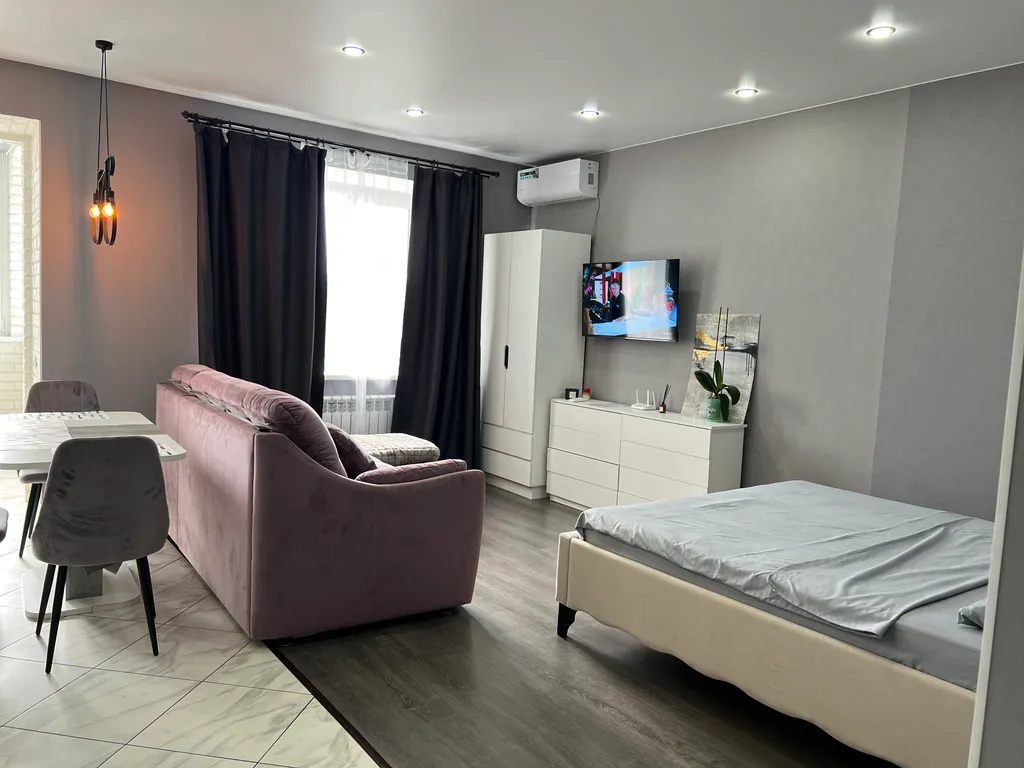 Квартира однокомнатная на улице Февральской, 41 м², Углич — спальня, фото 4
