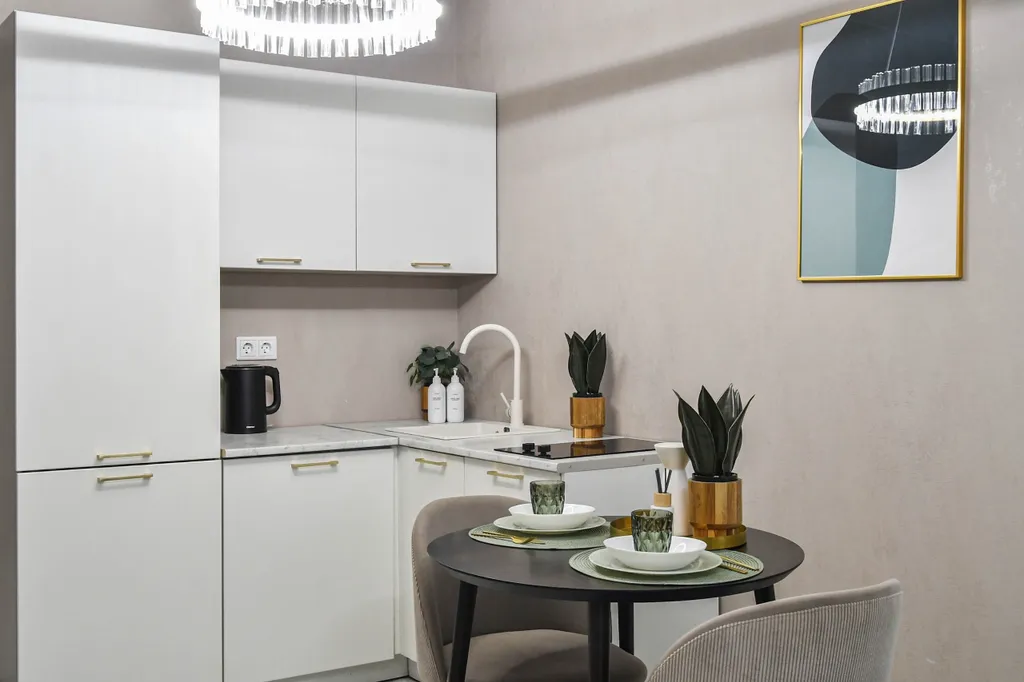 Студия однокомнатная в Советском, 30 м², Красноярск — кухня, фото 7