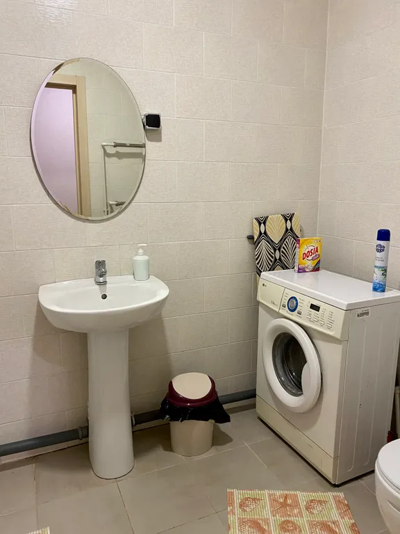 Квартира однокомнатная в деревни Куюки, 44 м², Казань — ванная комната, фото 3