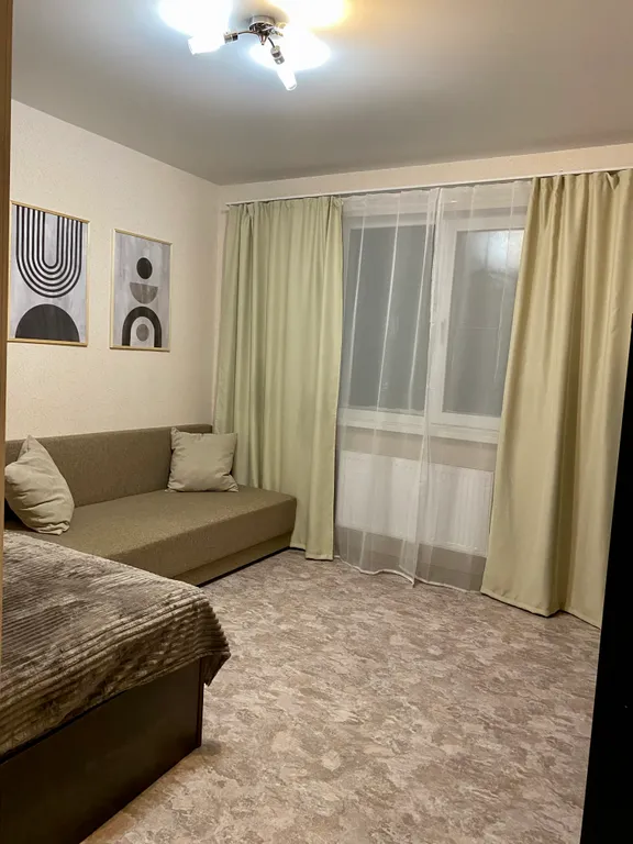 Квартира однокомнатная в деревни Куюки, 44 м², Казань — спальня
