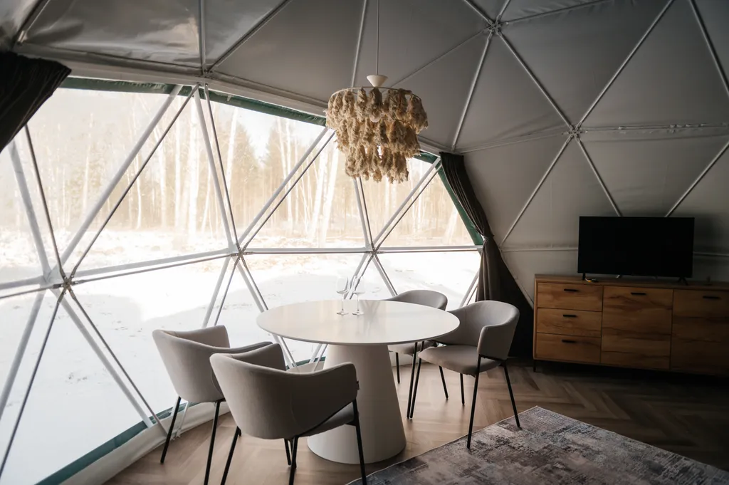 Купол сфера семейная двухкомнатная — Lucky Glamping, фото 2 из 5