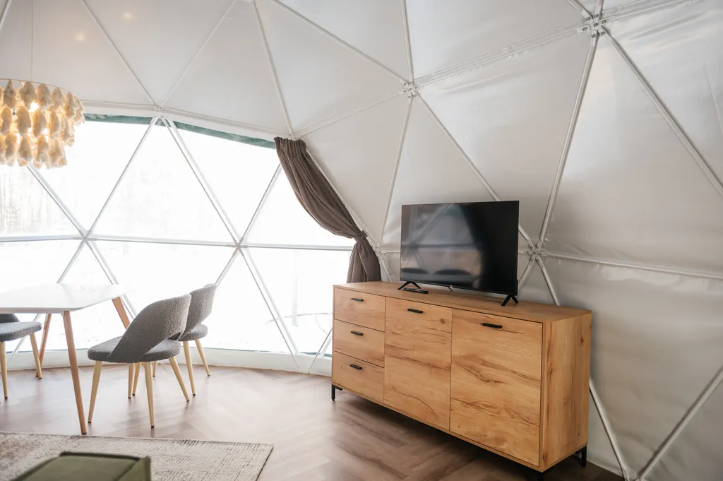 Купол сфера семейная двухкомнатная — Lucky Glamping, фото 3 из 5