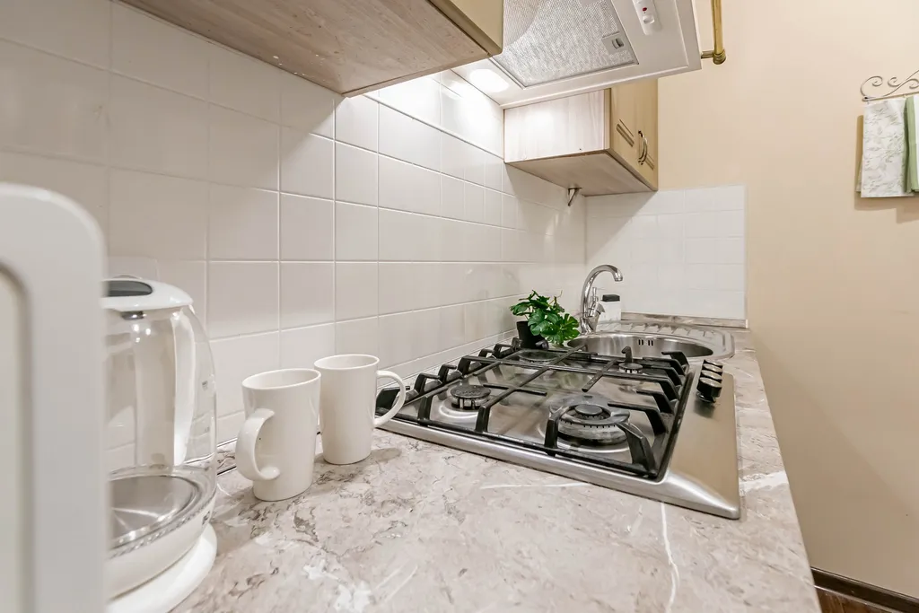 Квартира двухкомнатная на улице Широкой, 44 м², Кисловодск — кухня, фото 6