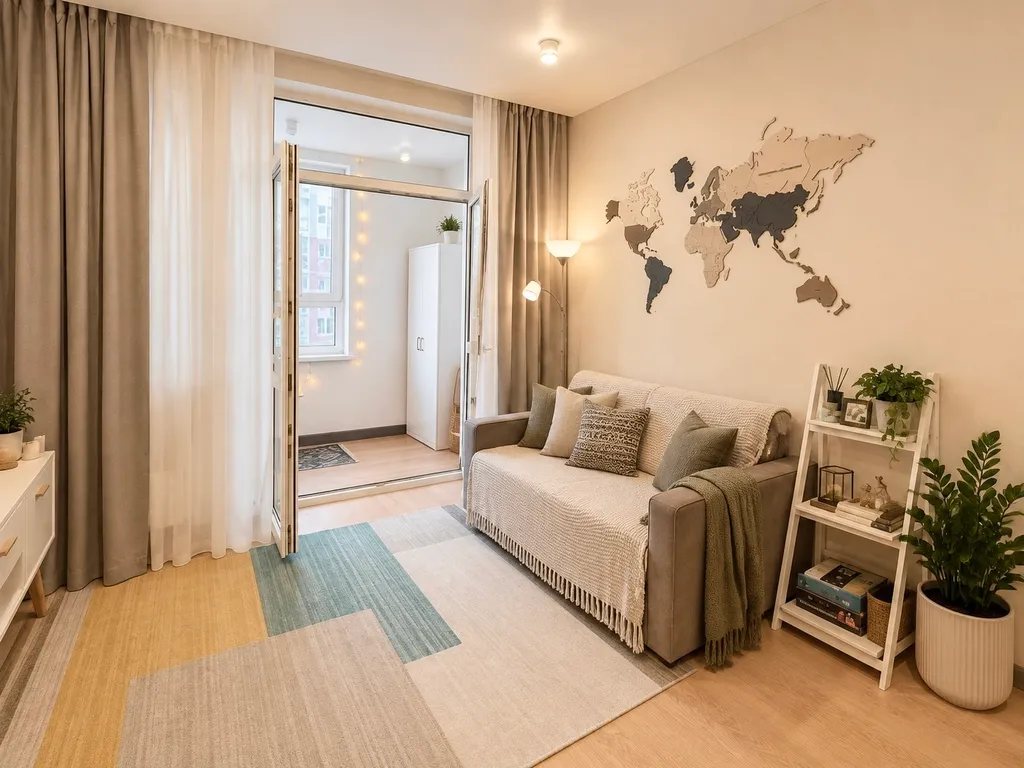 Квартира однокомнатная у Горьковской, в Кузнечихе, 40 м², Нижний Новгород — фото 10