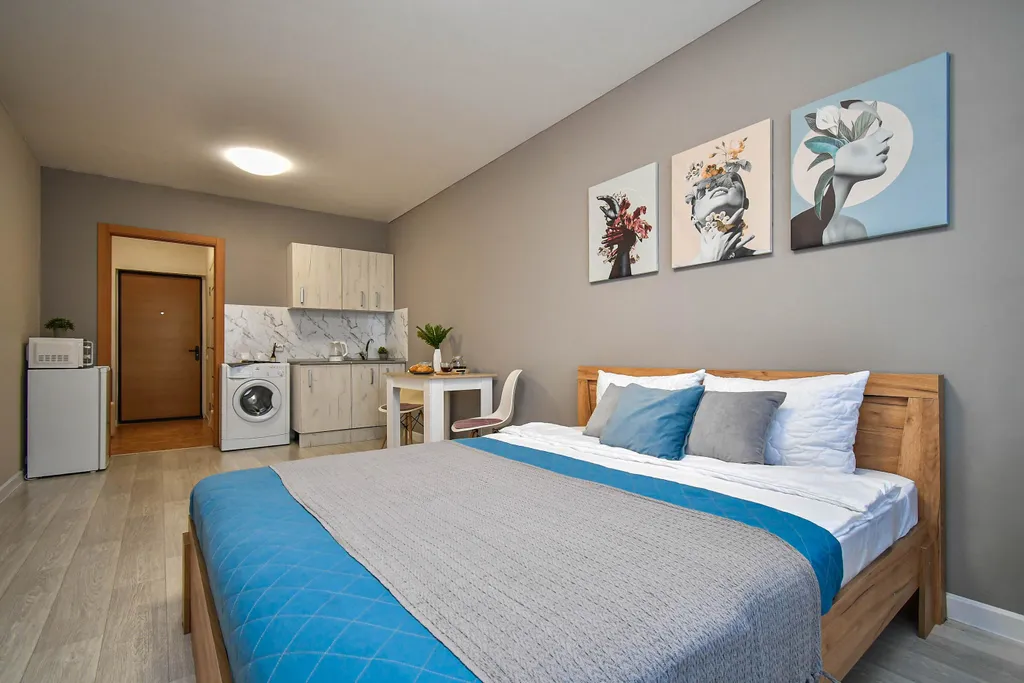 Студия однокомнатная в Свердловском, 30 м², Красноярск — фото 3