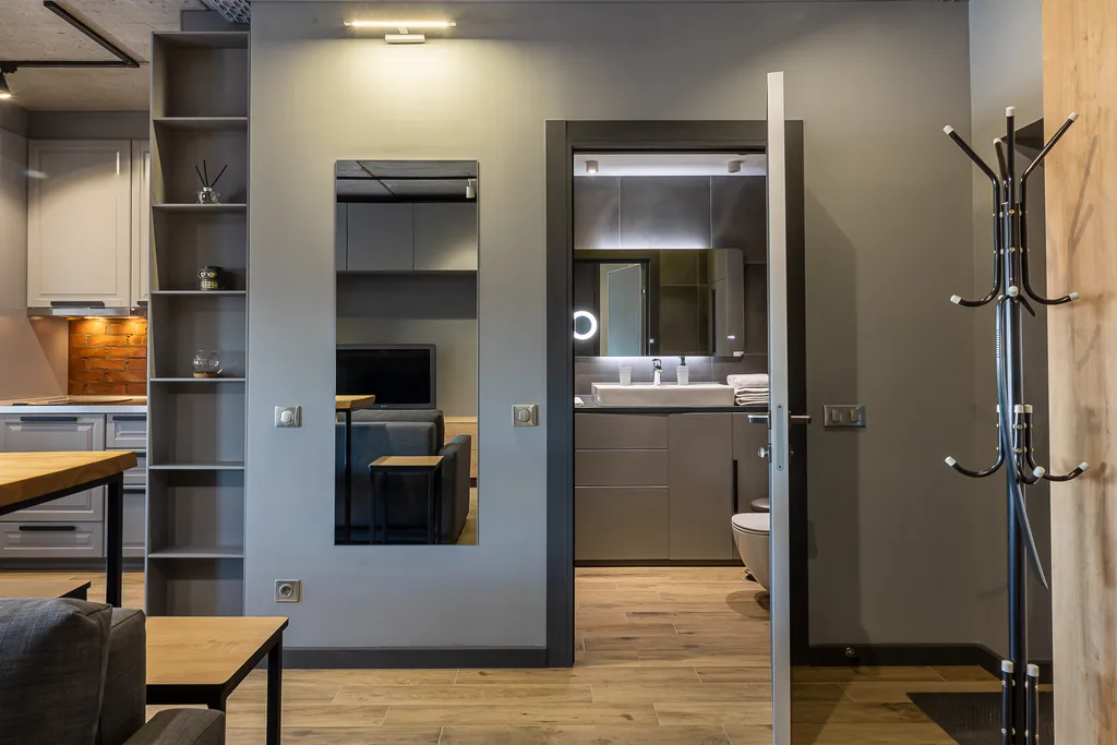Студия однокомнатная на улице Мире, 40 м², Аксай — фото 14