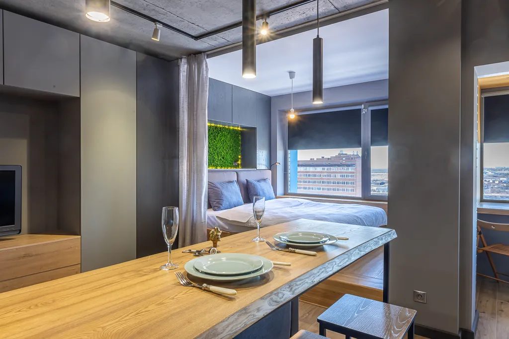 Студия однокомнатная на улице Мире, 40 м², Аксай — фото 6