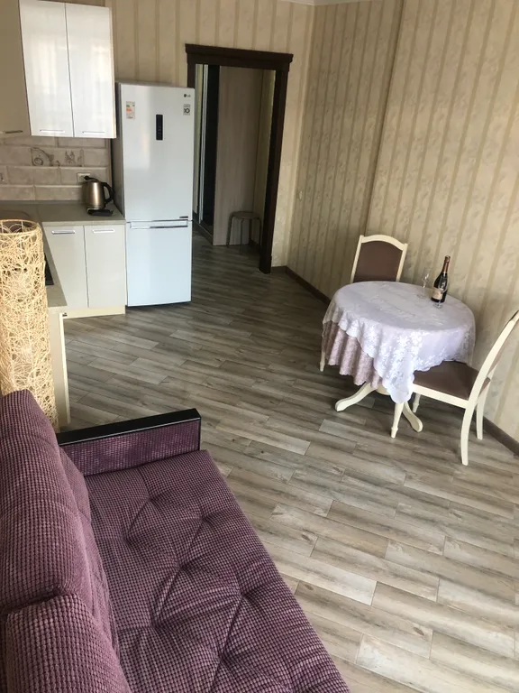 Студия однокомнатная на улице Таманской, 21 м², Анапа — кухня