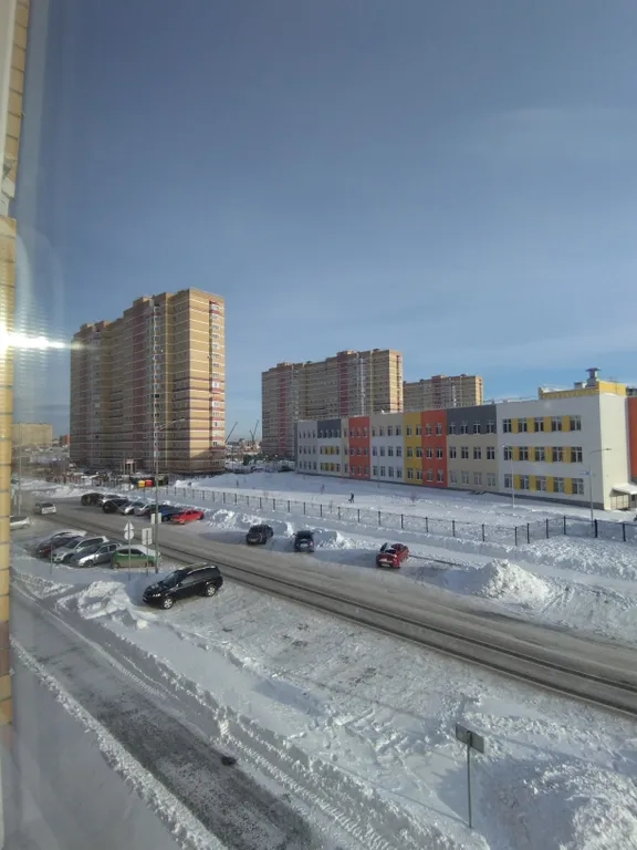 Квартира двухкомнатная на улице Андрея Бушуева, 53 м², Тюмень — вид из окна