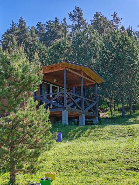 Атмосферный дом с видом на горы