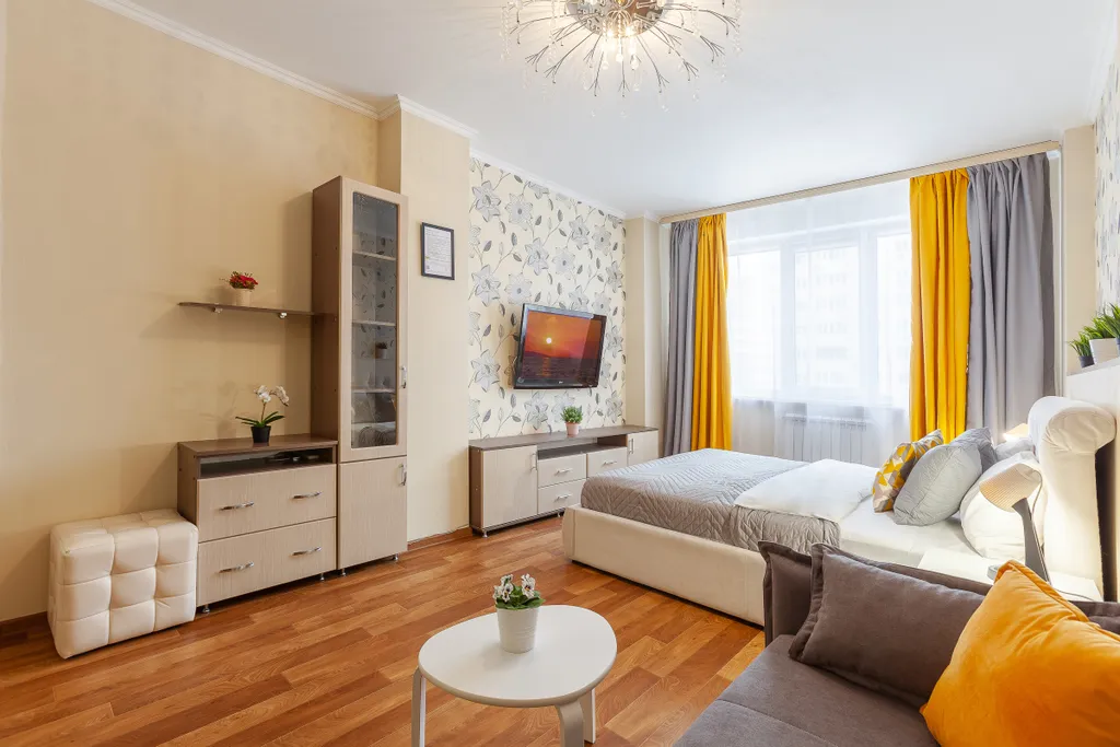 Апартаменты однокомнатные у Российской, в Железнодорожном, 49 м², Самара — фото 8