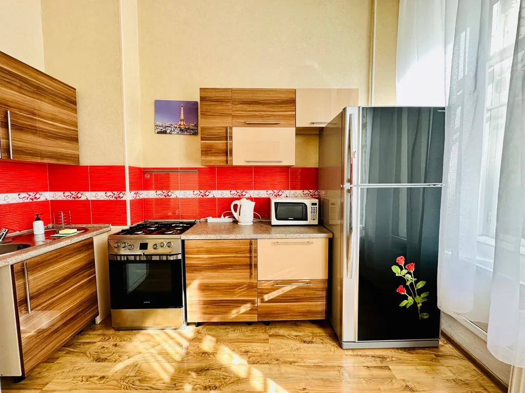 Квартира однокомнатная у Восстахи, в Центральном, 56 м², Санкт-Петербург — кухня, фото 4