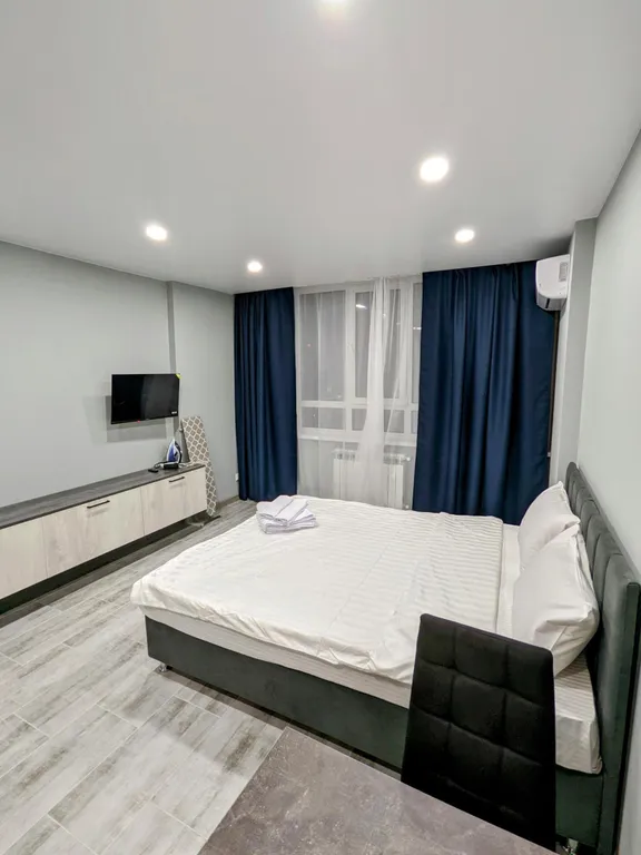 Студия однокомнатная в Куйбышевском, 26 м², Самара — спальня, фото 3