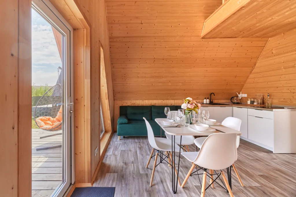Дом 4-местный в деревни Оксино, 60 м², Чехов — кухня, фото 2