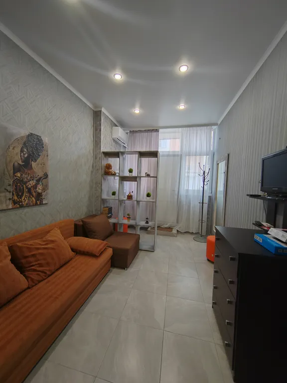 Студия однокомнатная на улице Рождественской, 22 м², Анапа — спальня