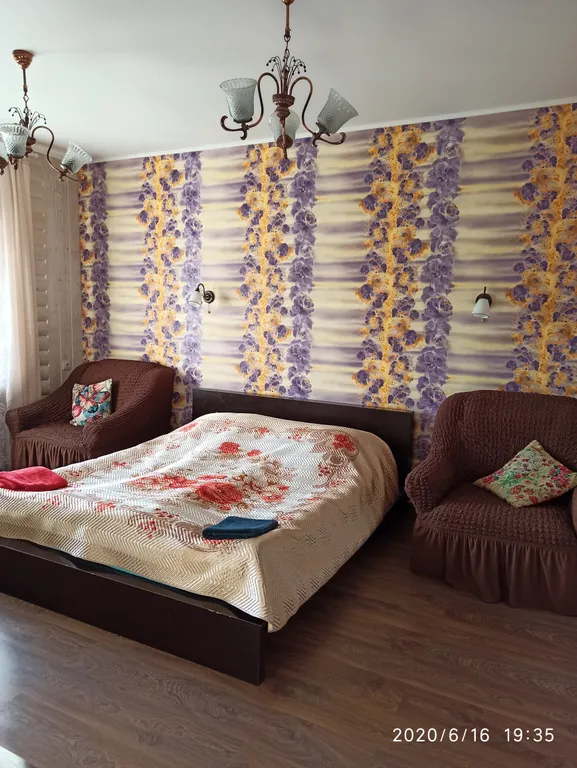 Двухместный номер с 1 кроватью цветной