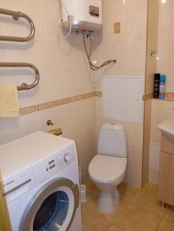 Квартира однокомнатная на улице Симанина, 35 м², Дивеево — ванная комната, фото 3