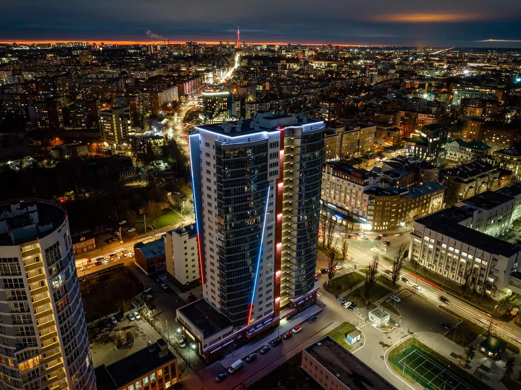 Апартаменты однокомнатные в Нижегородском, 33 м², Нижний Новгород — вид из окна, фото 2