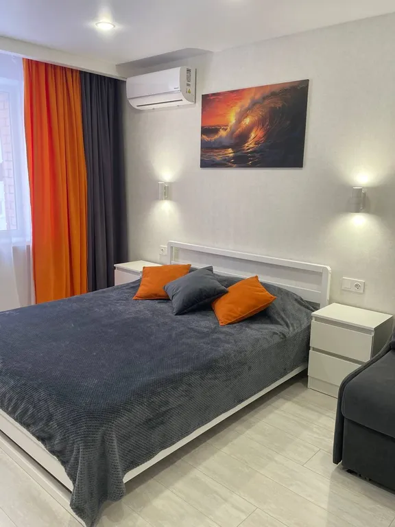 Квартира однокомнатная в Красноглинском, 45 м², Самара — спальня, фото 2