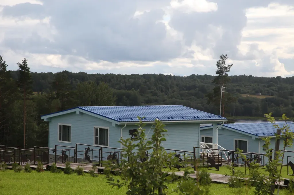 Семейный номер Большой дом с камином и кухней