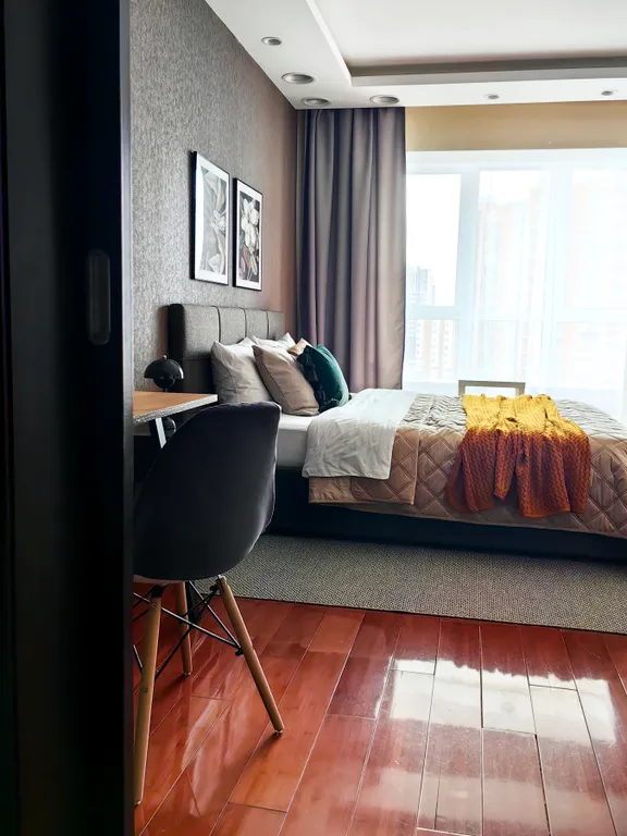 Квартира однокомнатная в Октябрьском, 40 м², Иркутск — фото 20