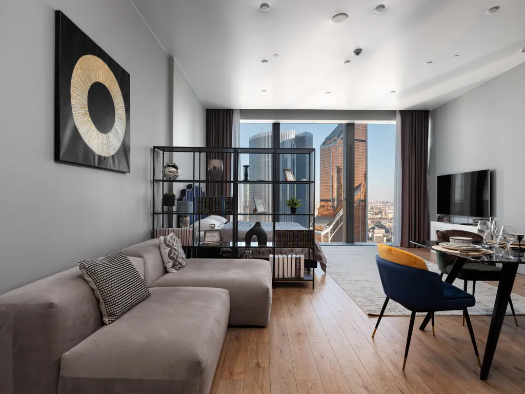 Студия однокомнатная у метро Москва-Сити, 51 м² — фото 15