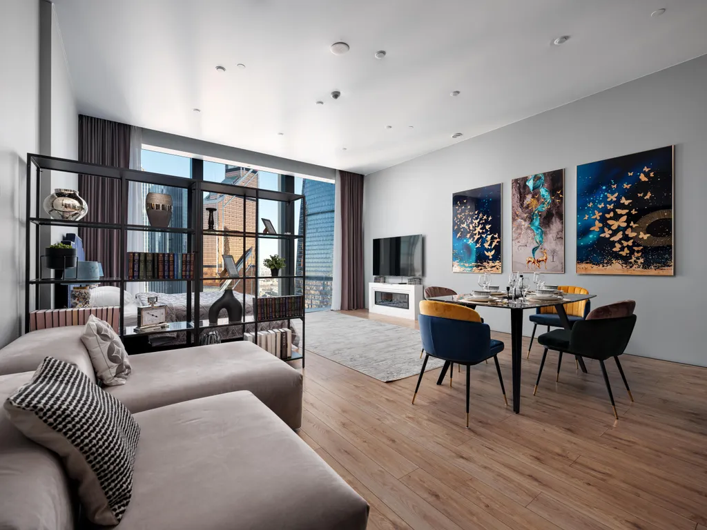 Студия однокомнатная у метро Москва-Сити, 51 м² — фото 27