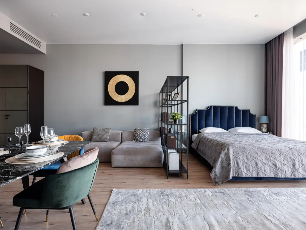 Студия однокомнатная у метро Москва-Сити, 51 м² — фото 29