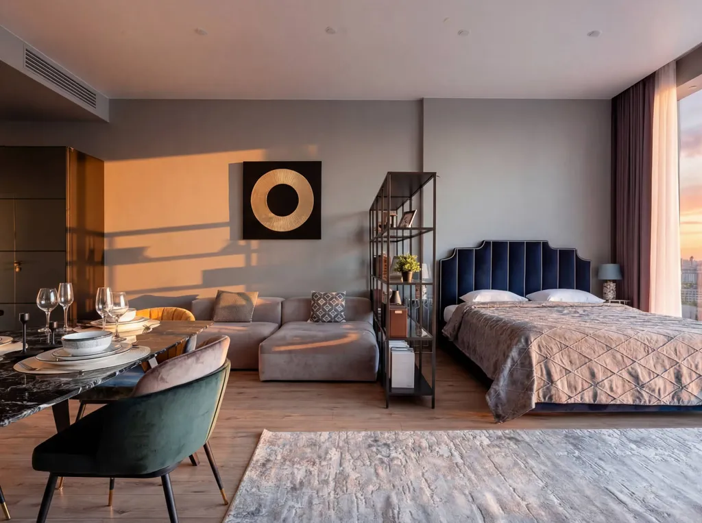 Студия однокомнатная у метро Москва-Сити, 51 м² — фото 3