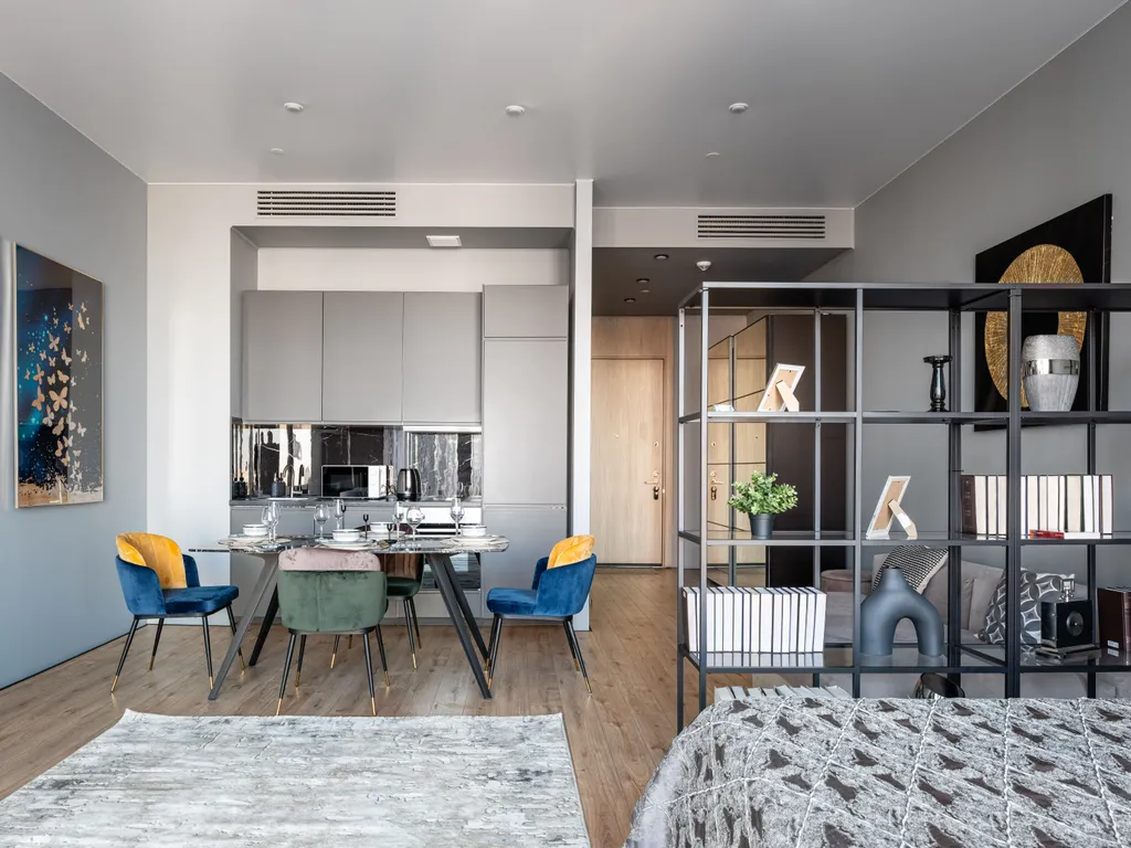 Студия однокомнатная у метро Москва-Сити, 51 м² — фото 37