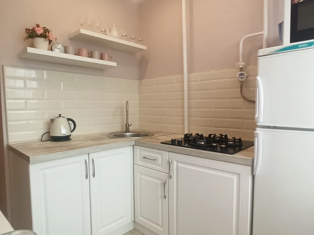 Апартаменты двухкомнатные на улице Героя Советского Союза Усилова, 40 м², Нижний Новгород — кухня, фото 6