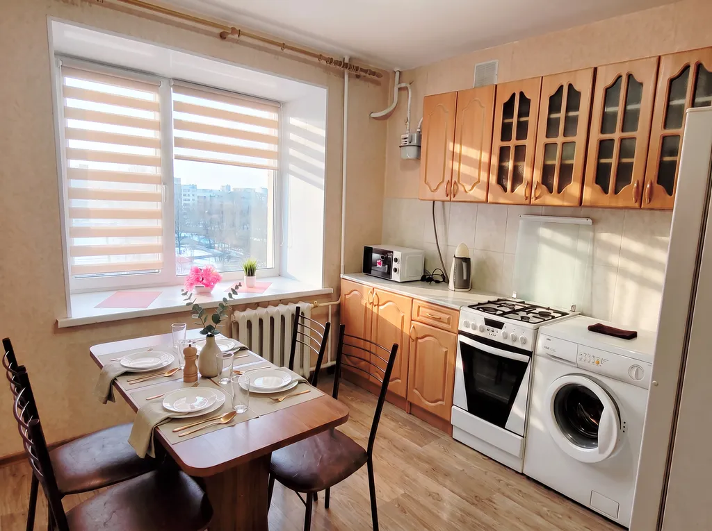 Квартира однокомнатная в Нижегородском, 42 м², Нижний Новгород — кухня, фото 5